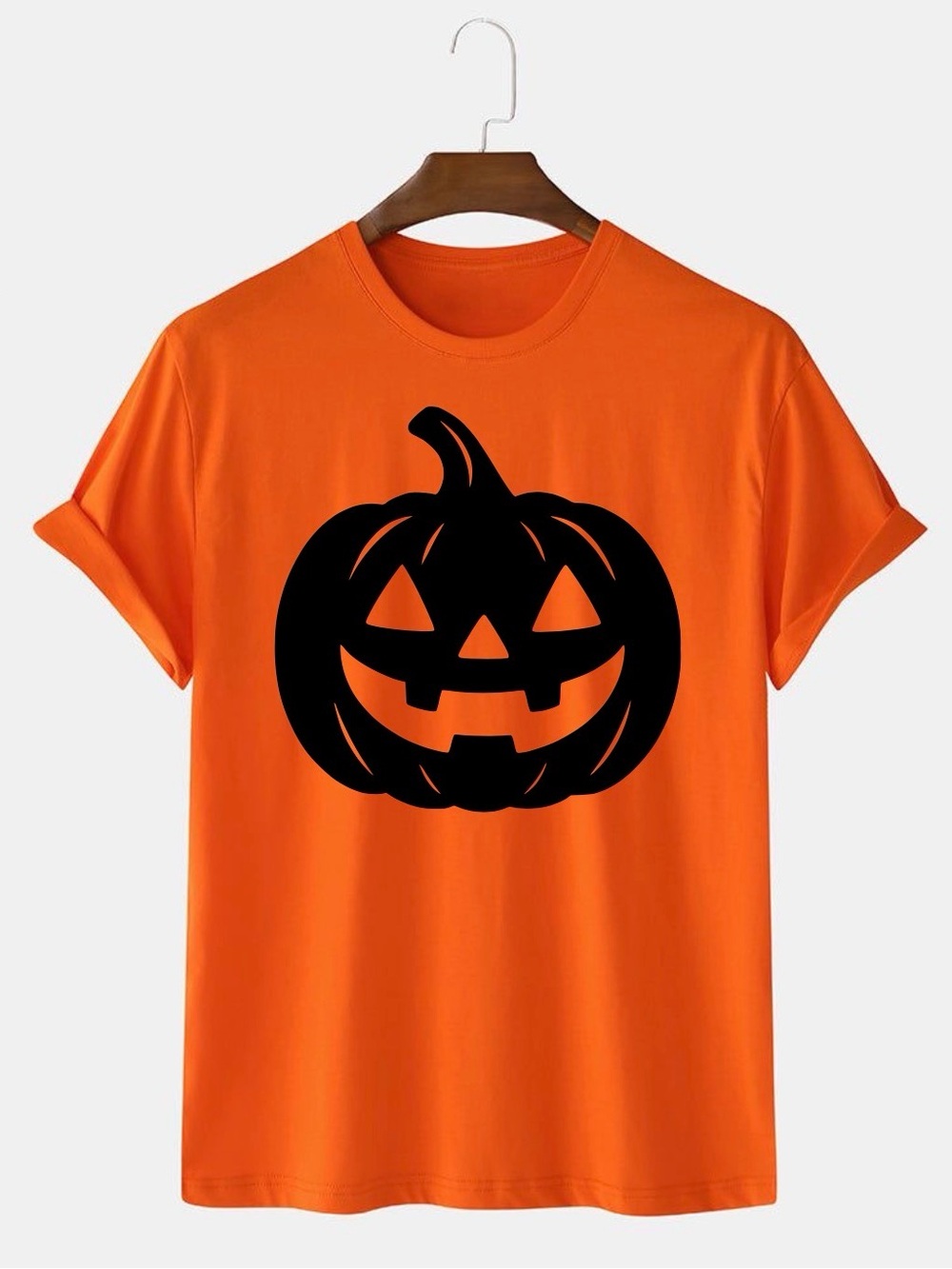 Pumpkin King Black Jack-O'-Lantern T-shirt unisex - Picture 2 of 7